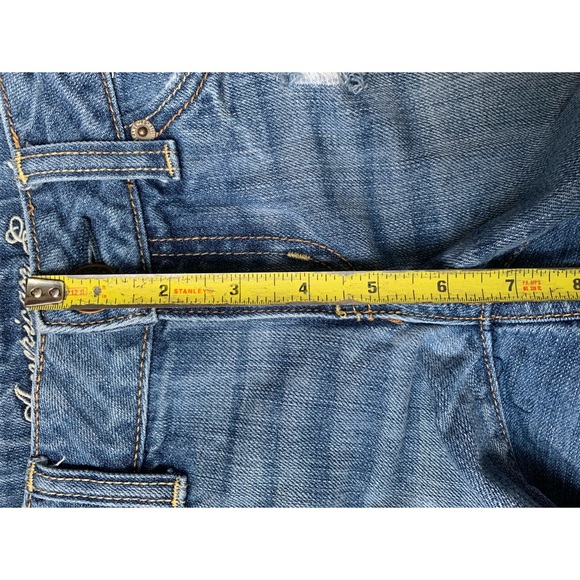 AEO : distressed denim low rise cut off shorts - Picture 14 of 14